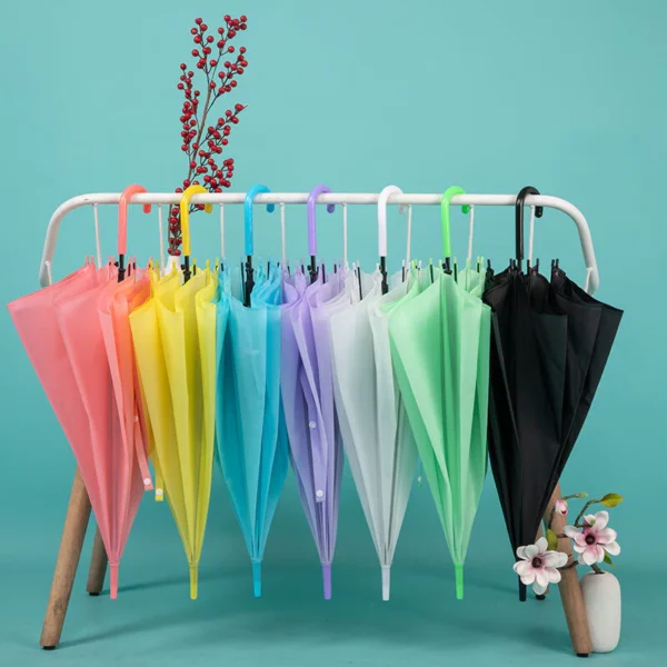 ร่มอัลตราไวโอเลตพกพาสะดวก ร่มแฟชั่นญี่ปุ่น ร่มยาวเรนโบว์สีพาสเทล มี 7 สี ขายราคาส่ง 50 ชิ้น คละสี